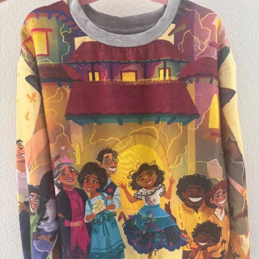 Disney Parks Encanto Family Madrigal crewneck sweatshirt Size 14 girls